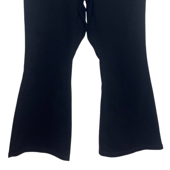 Ava & Viv Flare Jeans Womens Size 22 Black New High Rise Tummy Control Stretch - Picture 4 of 12